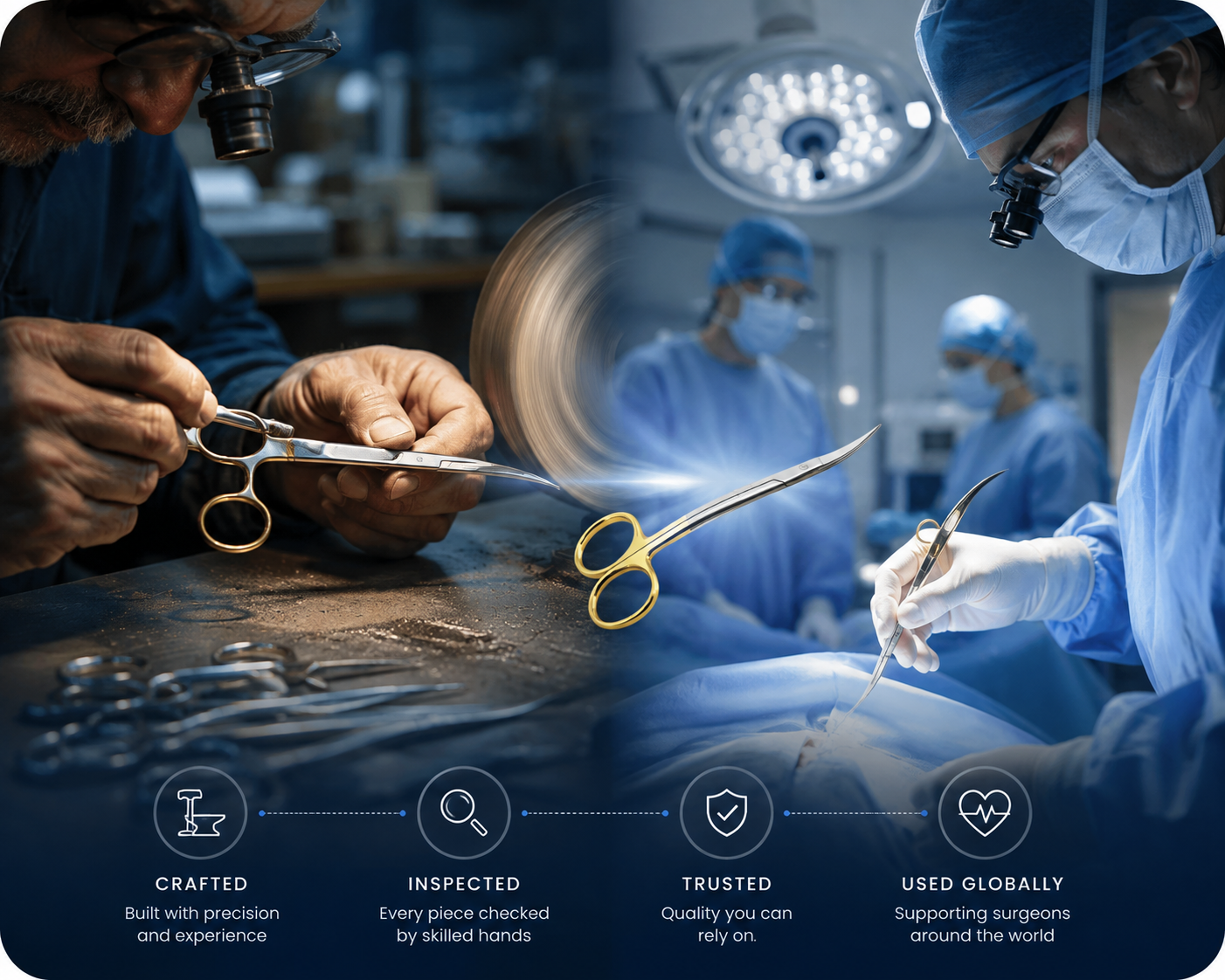 From the workshop bench to the operating room
