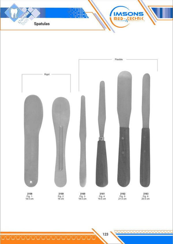 Spatulas — Spatulas, catalogue page 123