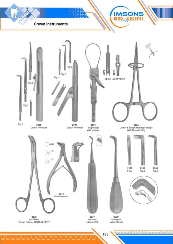 Crown Instruments — Crown Instruments, catalogue page 135