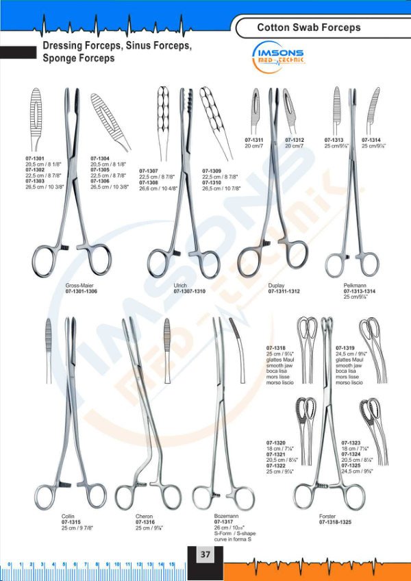 Cotton Swab Forceps