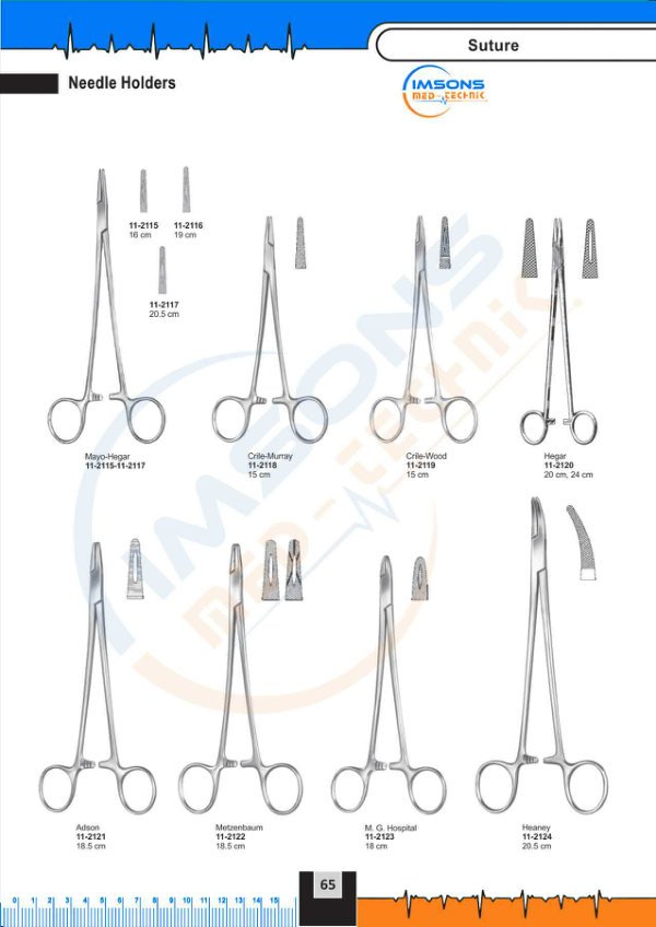 Suture — Needle Holders, catalogue page 65
